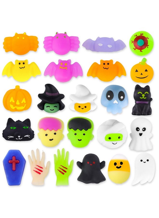 MGparty - 24Pcs Halloween Squishies Toys For Kids Halloween Party Favors Halloween Goodie Bag Fillers Prizes Halloween Decorations Stress Relief Toys For Adults - Image 1