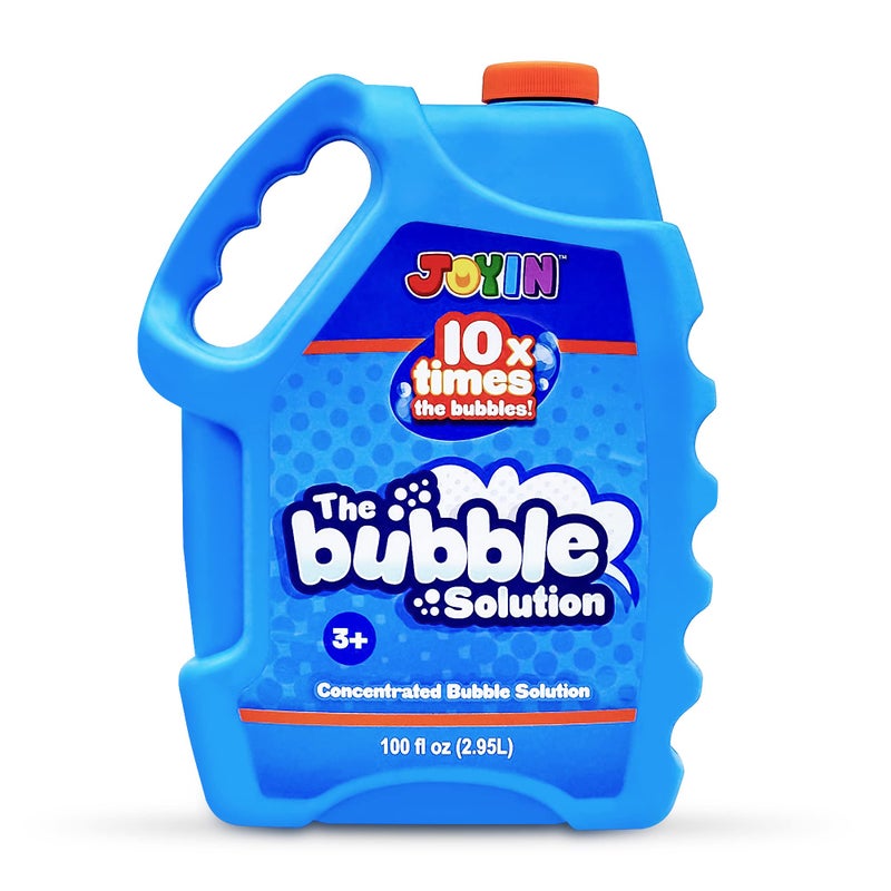 JOYIN 100 Oz Concentrated Bubble Solution (up to 8 Gallon) for Large Party in Summer Celebrations, Party Favor, Bubble Summer Toy, Classroom Prizes, Easter (Blue) - Image 1