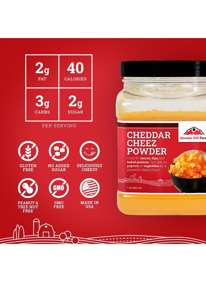 Hoosier Hill Farm Hoosier Hill Farm Cheddar Cheez Powder, 1LB (Pack 1)  - Image 3