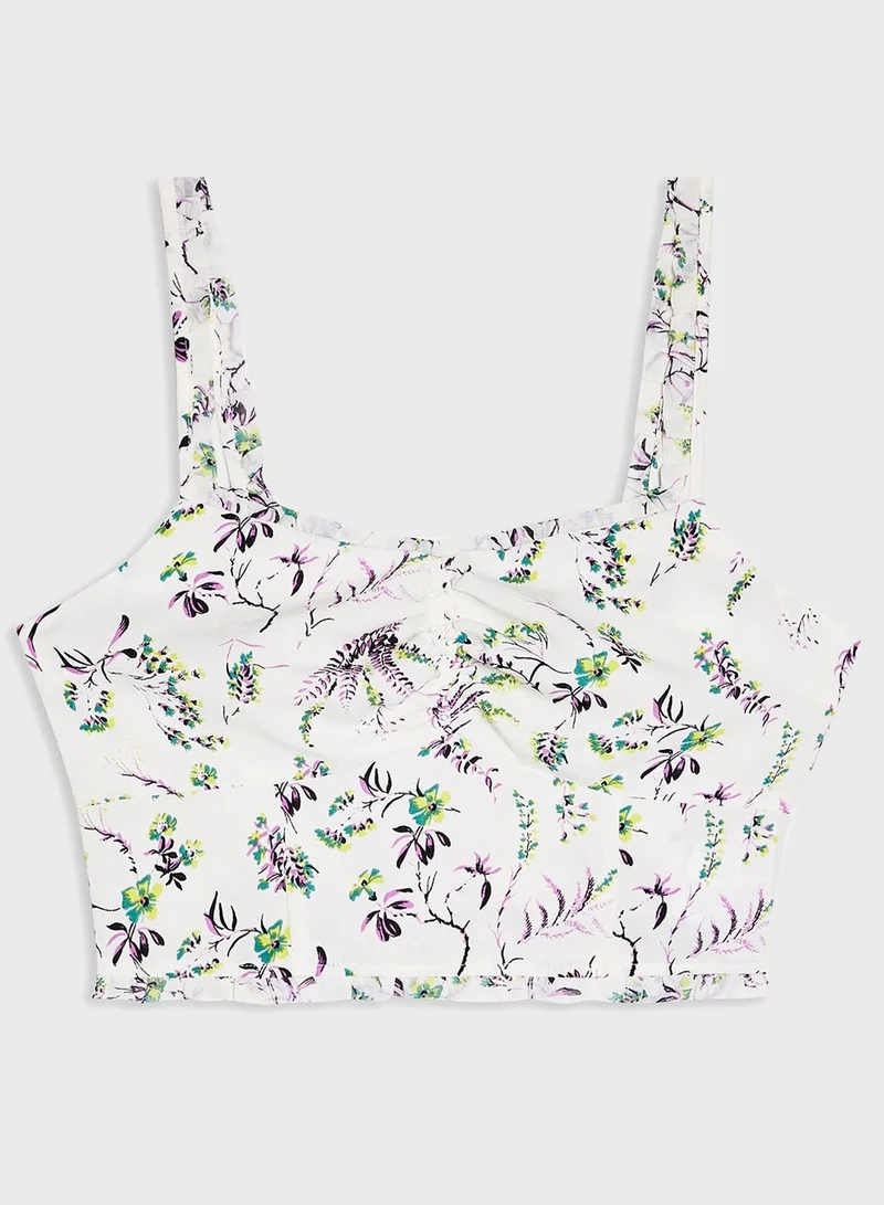 TOPSHOP Printed Cami Top