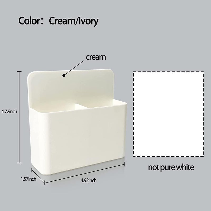 YHRY Liquid tight joint Magnetic Dry Erase Pen Holder, Whiteboard Pen Holder, Magnet Pen Holder, Refrigerator Magnetic Pen Holder, Save Space, for School, Office, Home, Storage Organizing Items, White Slow wear optimized quality - Image 2