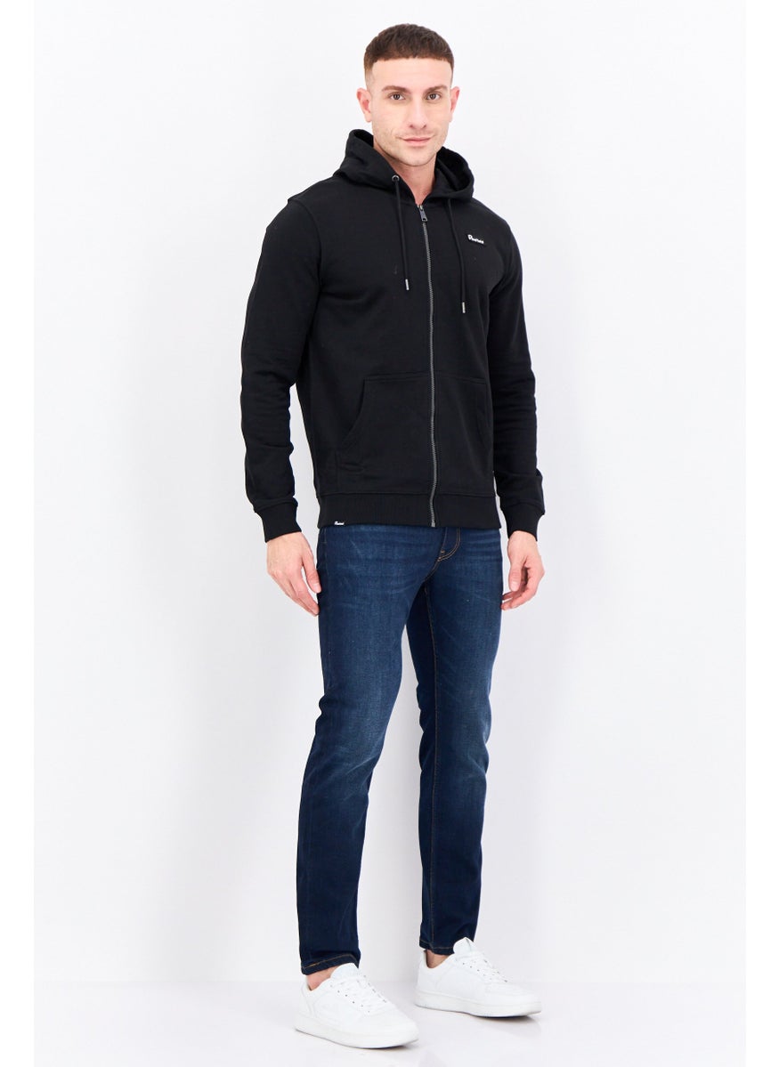 Penfield Men Hooded Brand Logo Long Sleeves Sweatshirt, Black  - Image 4