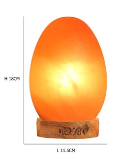 GEOHONEY Geohoney - Himalayan Salt Lamp Egg Shape  - Image 3
