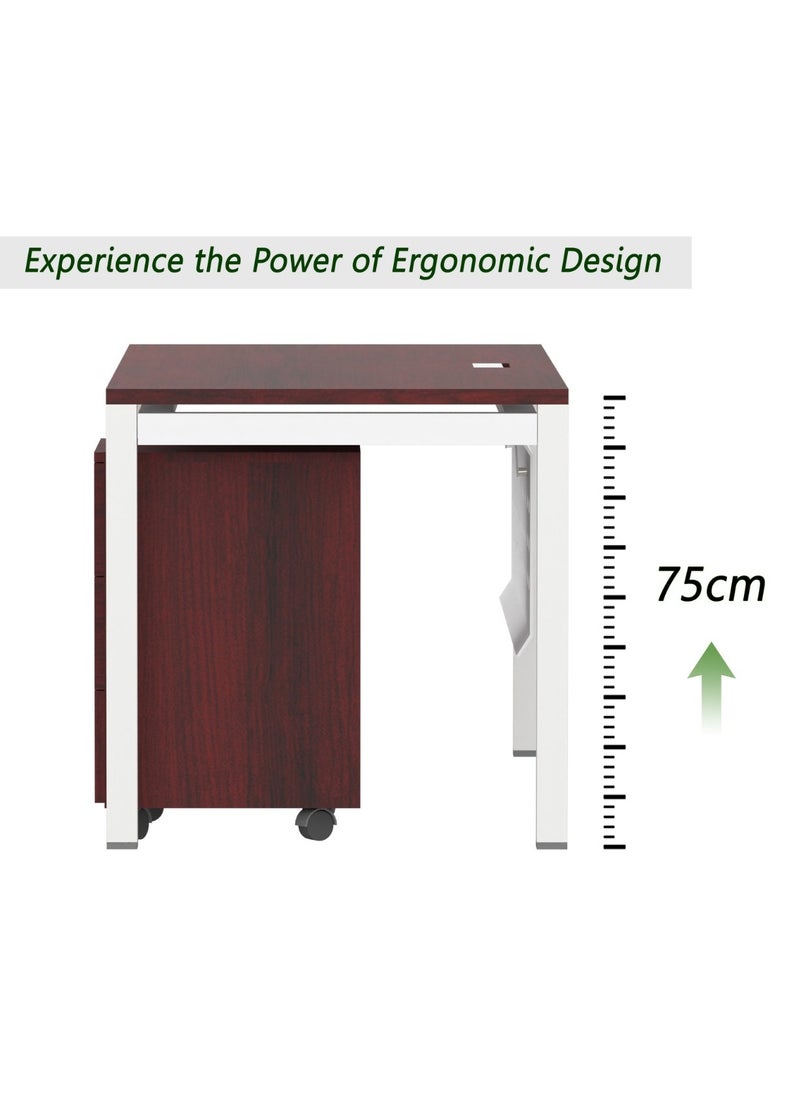 Mahmayi - Mahmayi Figura 72-12 Apple Cherry Modern Workstation - Image 1