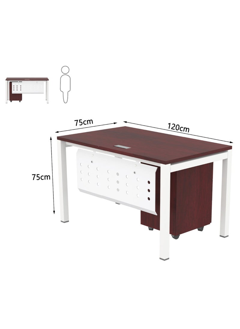 Mahmayi - Mahmayi Figura 72-12 Apple Cherry Modern Workstation - Image 1