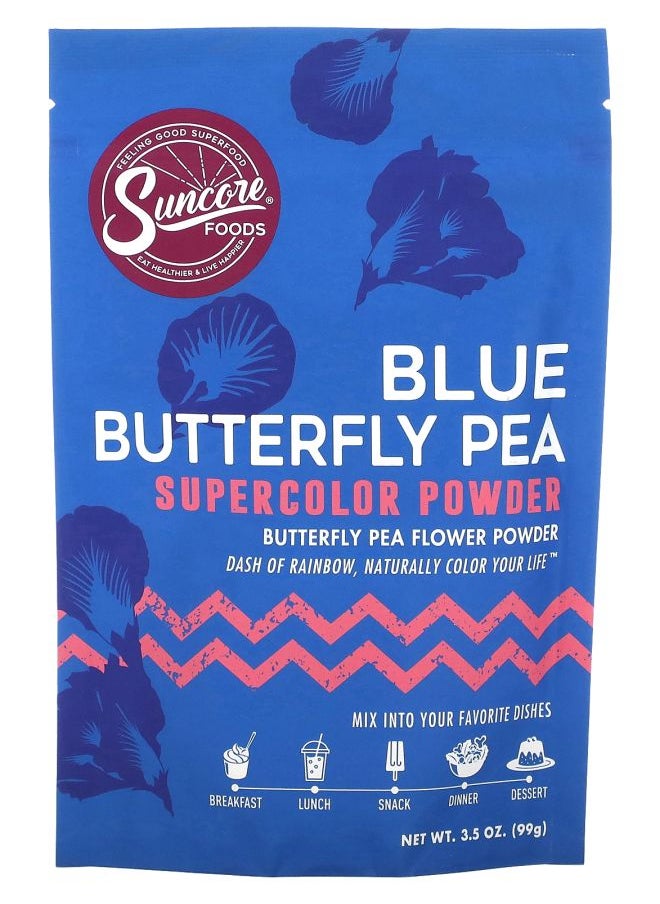 Suncore Blue Butterfly PEA Supercolor Powder 3.5 oz (99 g) 