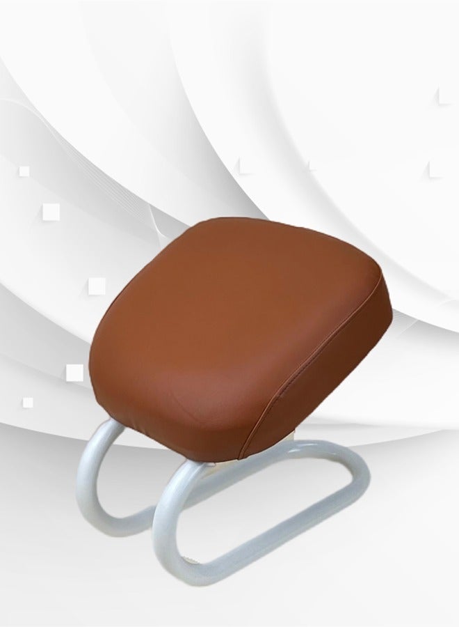 Cushioned Prayer Bench for Seiza Sitting, Prayer Chair, Yoga Chair Senior Worship Chair, Portable Stool Suitable for Travel and Home Sessions (Brown） - Image 3