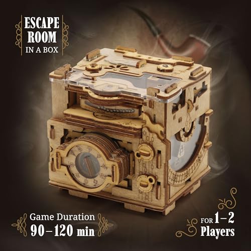 iDventure Cluebox Captains Nemo Nautilus Escape Room Game Puzzle Box Sequential 3D Puzzle for Adults Brain Teaser Birthday Gift Gadget for Men and Women Money Box - Image 5
