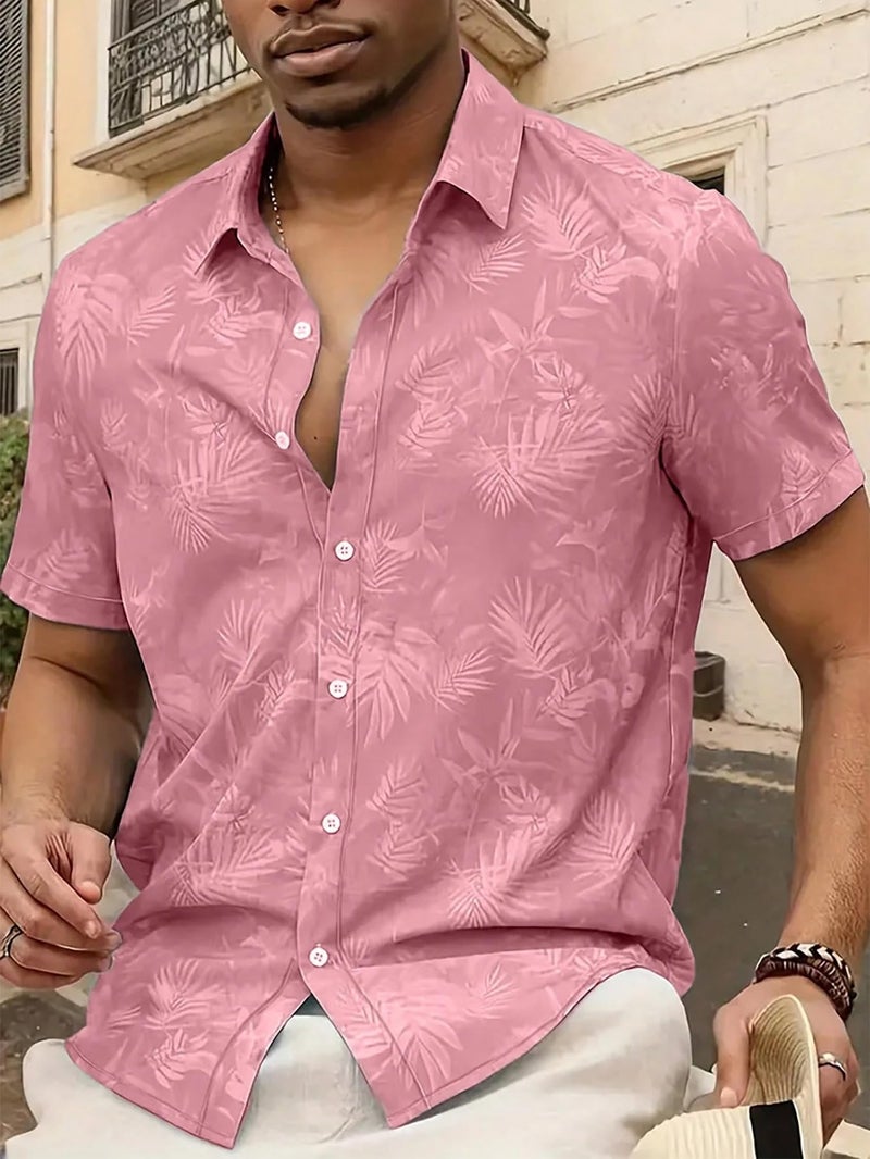 Lymio Shirt for Men || Regular Fit Stylish Shirt for Men (Aloha-Pink-S) - Image 4