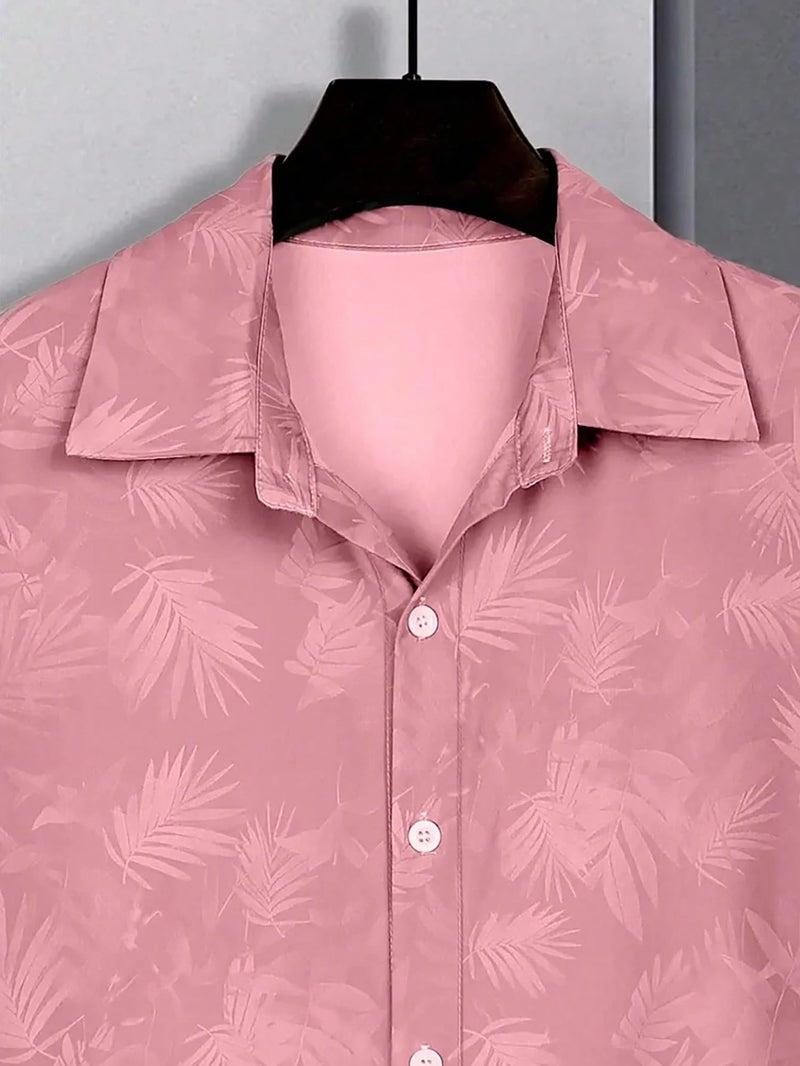 Lymio Shirt for Men || Regular Fit Stylish Shirt for Men (Aloha-Pink-S) - Image 2