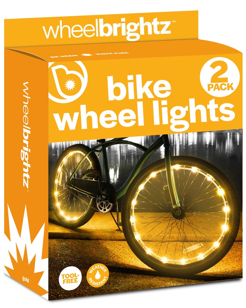 Brightz WheelBrightz (2-Pack RGB) LED Bike Wheel Lights Boys Girls Kids Bike Lights for Night Riding Bicycle Lights Accessories & Decorations for Wheels Tires & Spokes Stocking Stuffers - Image 1