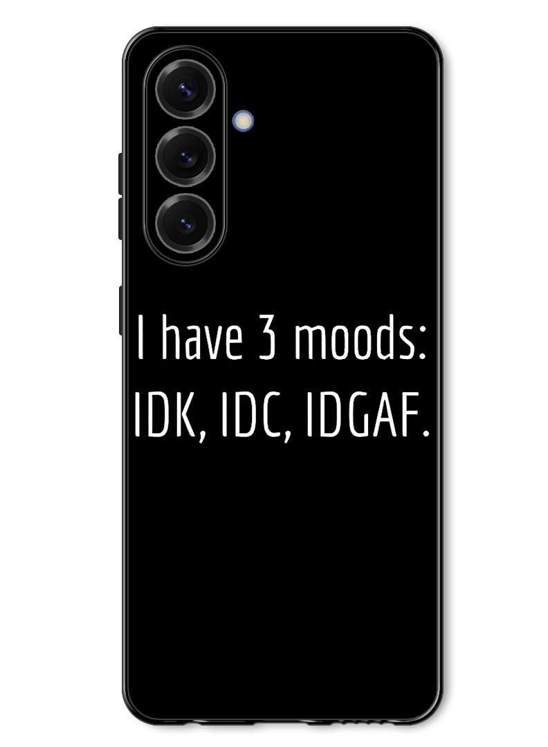 Theodor Case Compatible with Samsung Galaxy A37 Protection Shockproof Bumper Cover i have 3 Moods - Image 1