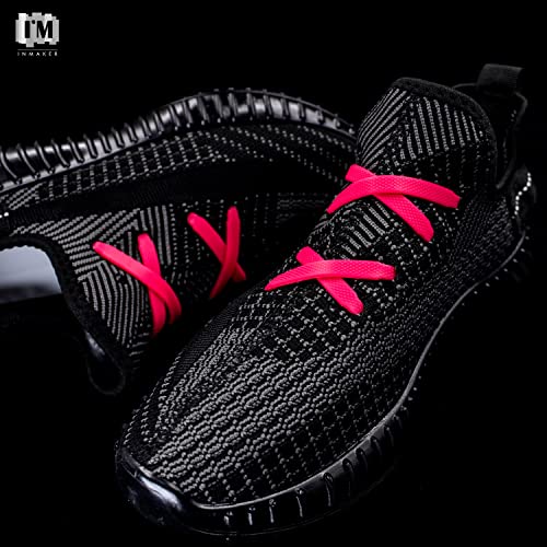 INMAKER No Tie Shoe Laces for Adults and Kids, Elastic Shoelaces for Sneakers, Rubber Silicone Tieless Laces - Image 2