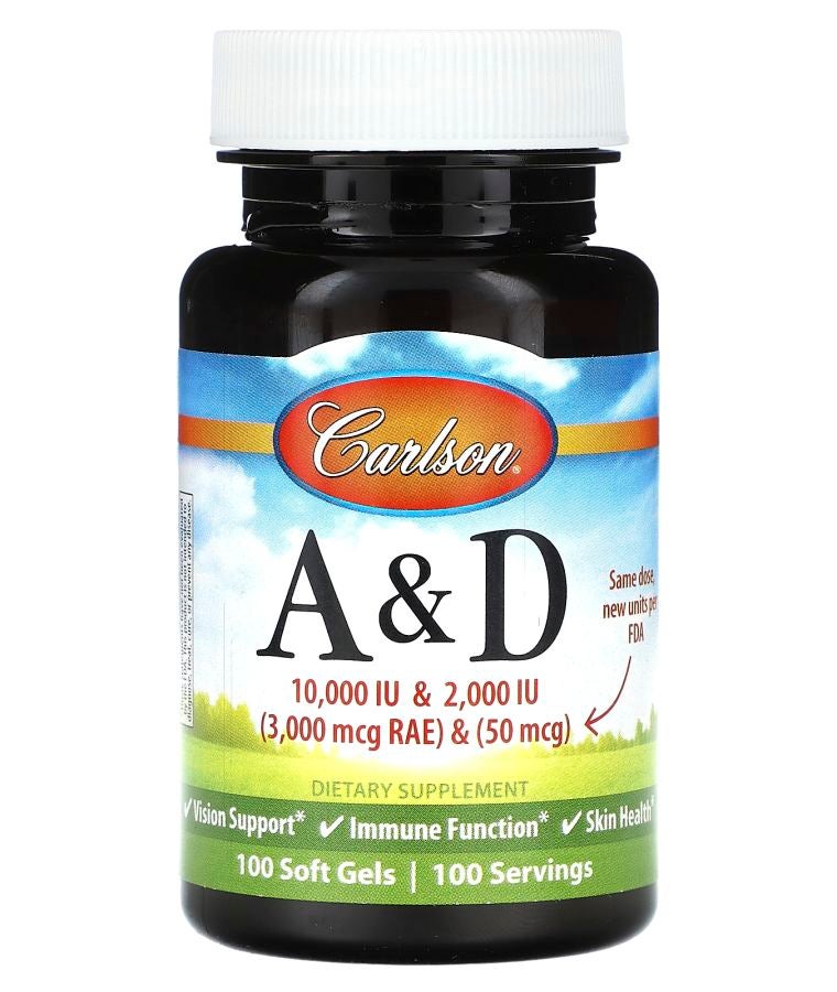 Vitamin A & D 100 Soft Gels