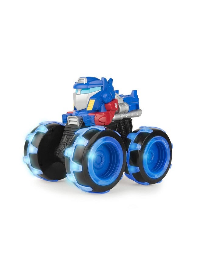 John Deere - Transformers Optimus Prime Monster Treads Monster Trucks With Light Up Wheels Transformers Toy Girls And Boys Ages 3 Years And Up - Image 1
