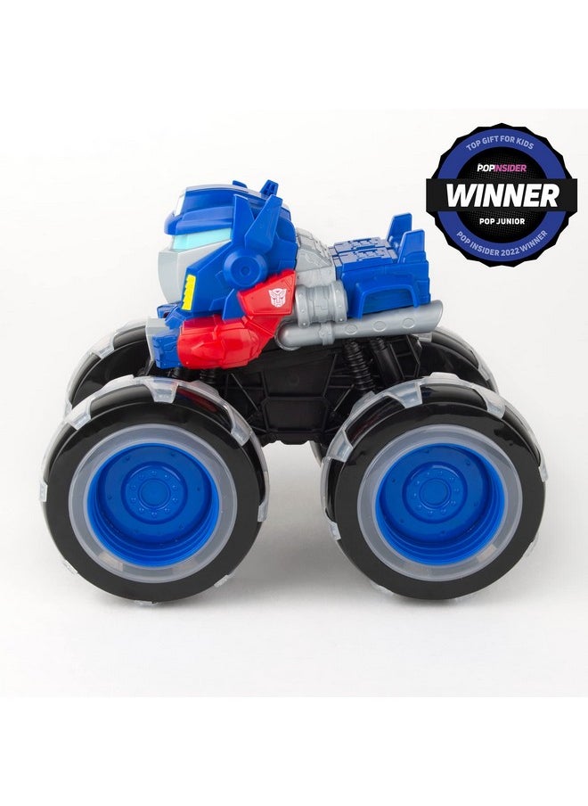 John Deere - Transformers Optimus Prime Monster Treads Monster Trucks With Light Up Wheels Transformers Toy Girls And Boys Ages 3 Years And Up - Image 1