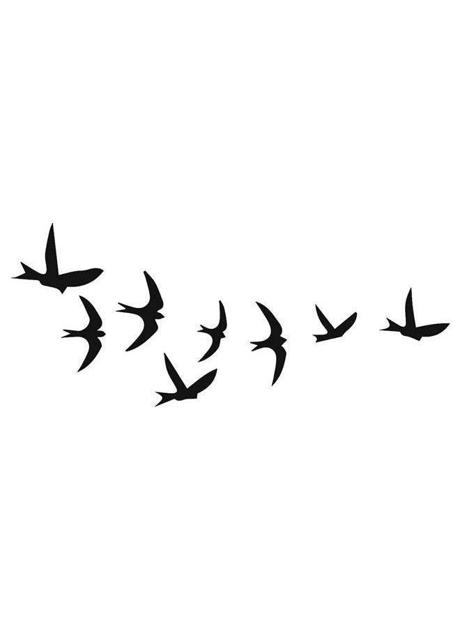 inkbox - Inkbox Temporary Tattoos, Semi-Permanent Tattoo, One Premium Easy Long Lasting, Water-Resistant Temp Tattoo with For Now Ink - Lasts 1-2 Weeks, Bird Tattoo, 5 x 2 in, Pajaros - Image 1