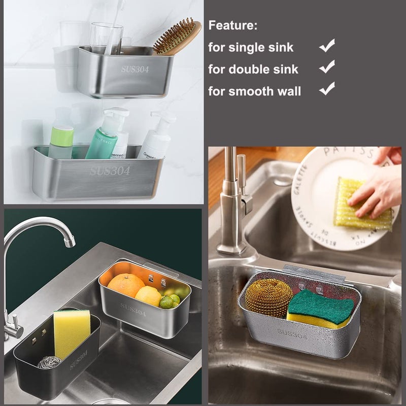 WANLIAN Stainless Steel Sink Strainer Kitchen Food Catcher Sink Strainer Basket for Filter Kitchen Waste and Wash Vegetables Fruits - Image 3