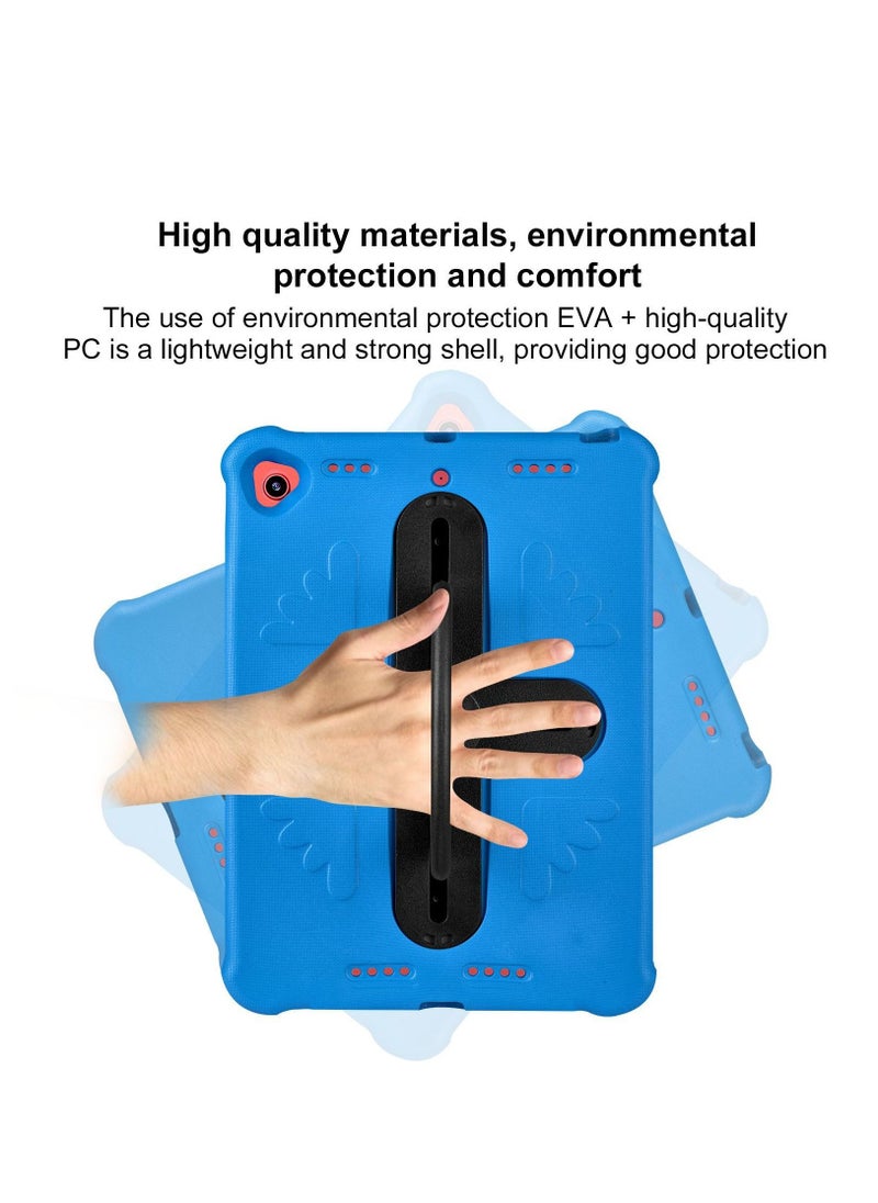 Generic - Lightweight shockproof protective flat plate cover with convertible handle and child stand, drop resistant 360 multi-angle swivel stand, black, - Image 1