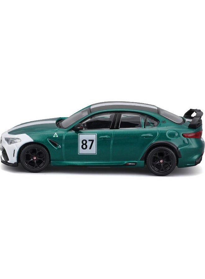 Bburago سيارة ببراغو سباق ألفا روميو GTAm مصنوعة من المعدن (1:43، أخضر) - Image 2