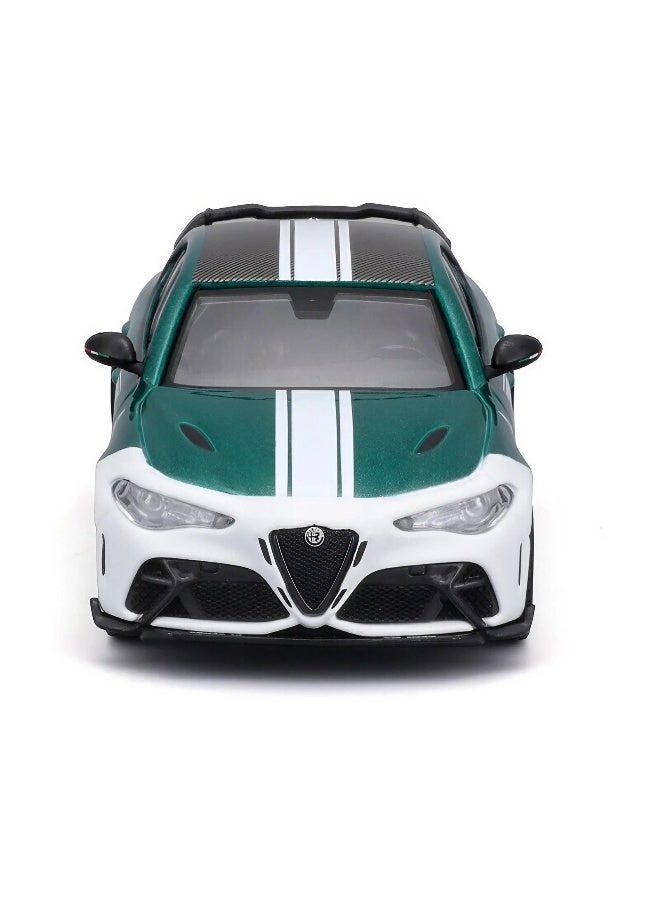 Bburago سيارة ببراغو سباق ألفا روميو GTAm مصنوعة من المعدن (1:43، أخضر) - Image 3