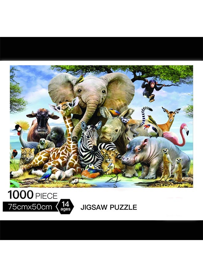 Jigsaw Puzzle 1000 Pieces Puzzle Toys Landscape Animation Paper Puzzle Decorative Painting Exercise Brain Thinking - Image 5