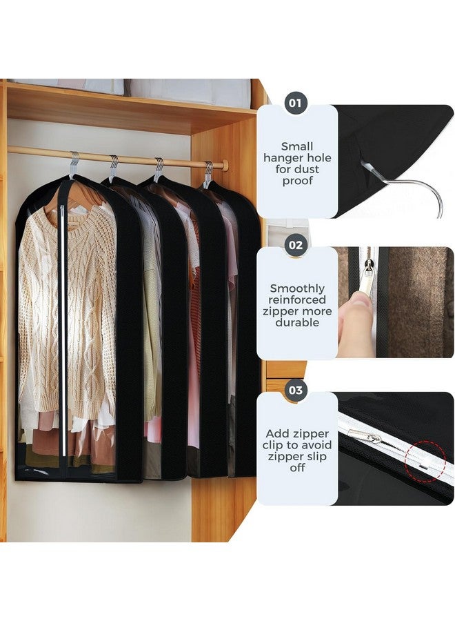 RAAHII RAAHII 2 piece clothes bag for Blazer cover, coat covers with zip for wardrobe storage of suit,jacket cover, garments, sweaters, saree, dress, shirt pant organizer with 4 inch gusset - Image 5