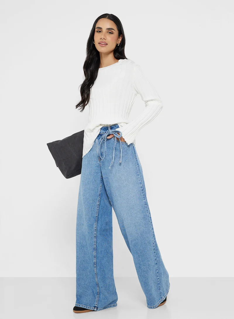Ginger Basics Essential Crew Neck Knitted Sweater