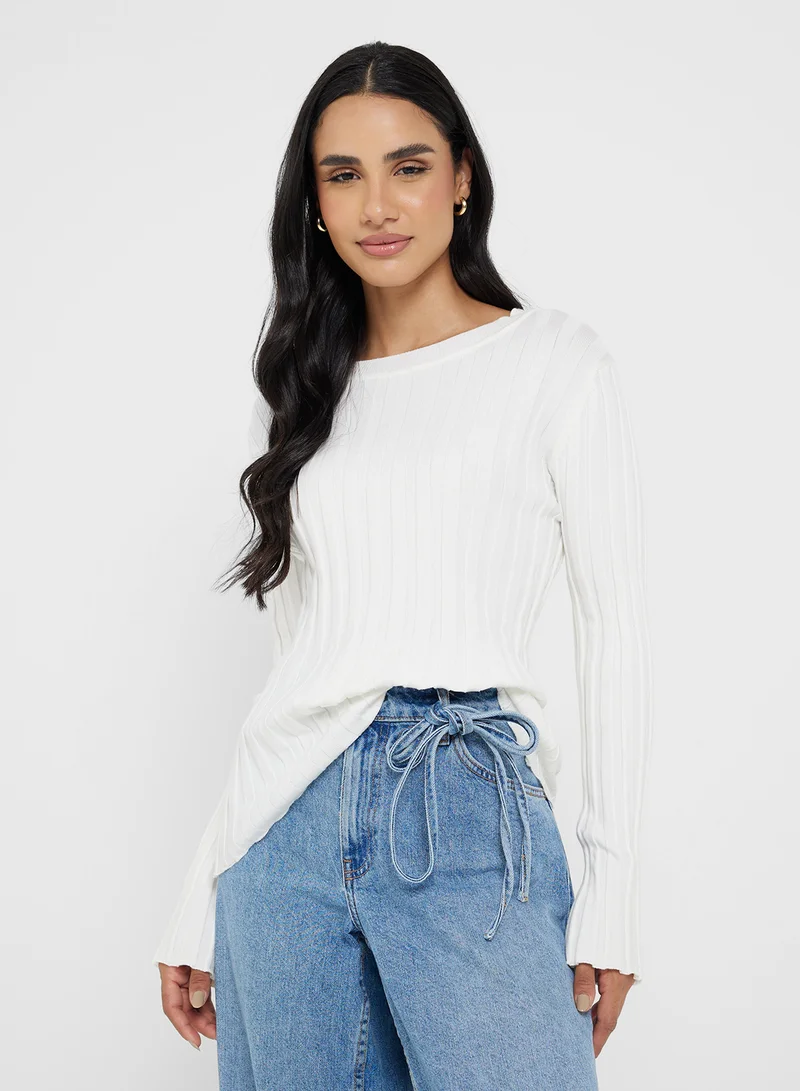 Ginger Basics Essential Crew Neck Knitted Sweater
