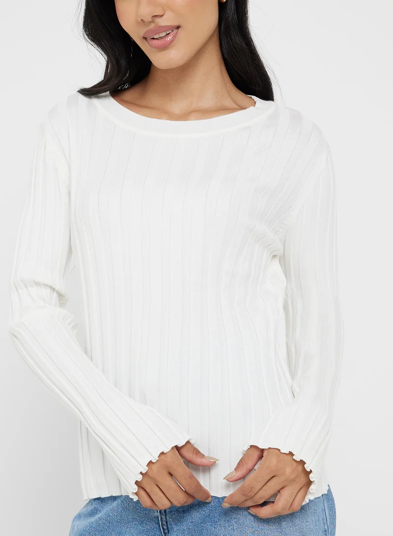 Ginger Basics Essential Crew Neck Knitted Sweater
