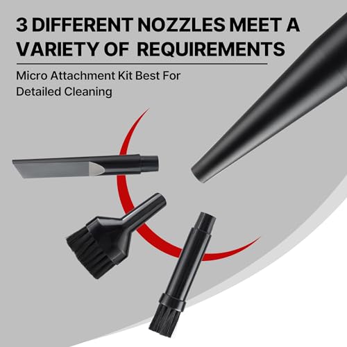 SHOPVAC Shop-Vac Micro Cleaning Nozzle Kit, 1-1/4" Detailed-Cleaning Attachments for Compact Wet Dry Shop Vacuum, Storage Bag Included, 6 Pieces - Image 3