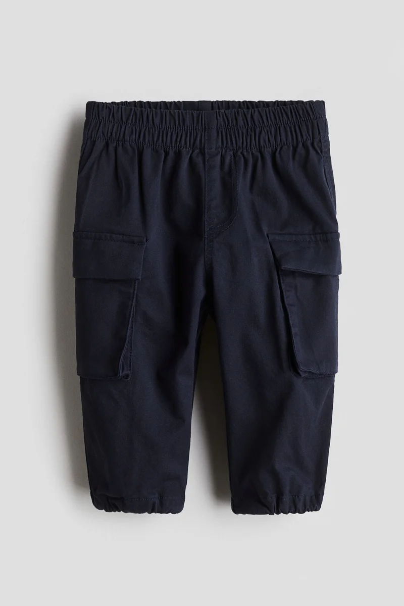 H&M Cotton cargo trousers