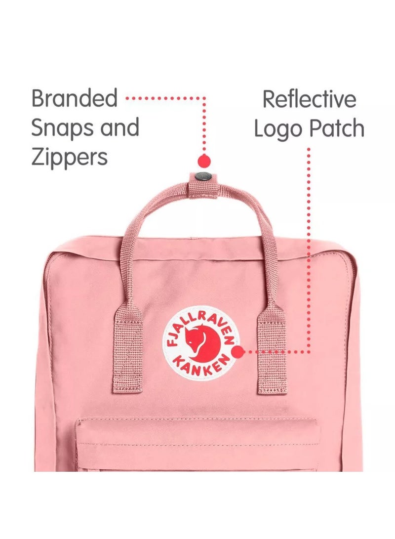 Fjallraven Classic Casual Backpack Back to School Bag 16 Inches Pink  - Image 2