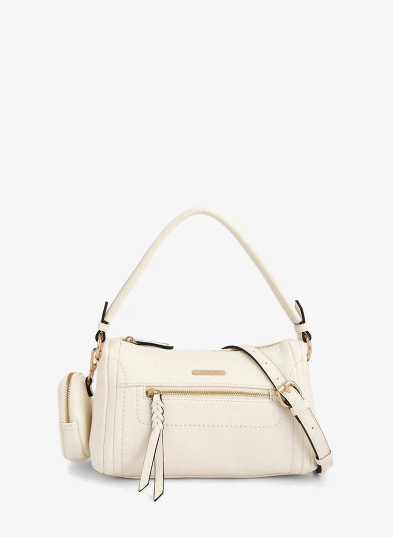 سيليست Textured Shoulder Bag With Pouch