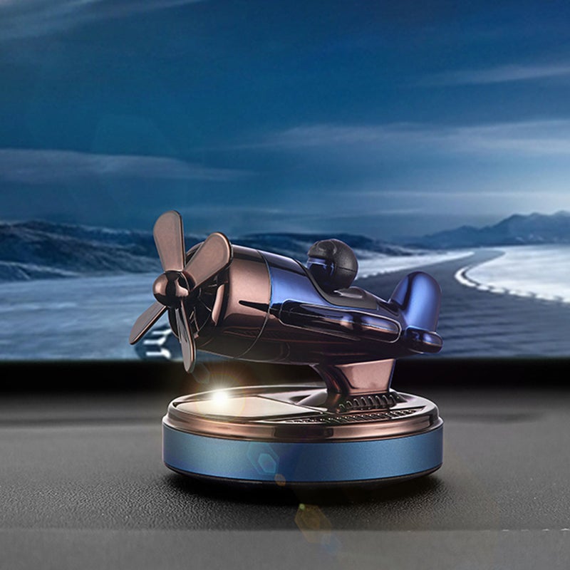 Car Air Freshener Solar Aircraft Ornaments Car Aromatherapy Diffuser Auto Decor - Image 5