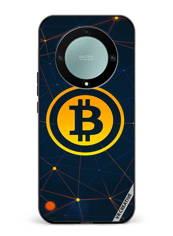 VR CREATIVE Protective Case Cover For Honor X9b Bitcoin Design Multicolour - Image 1