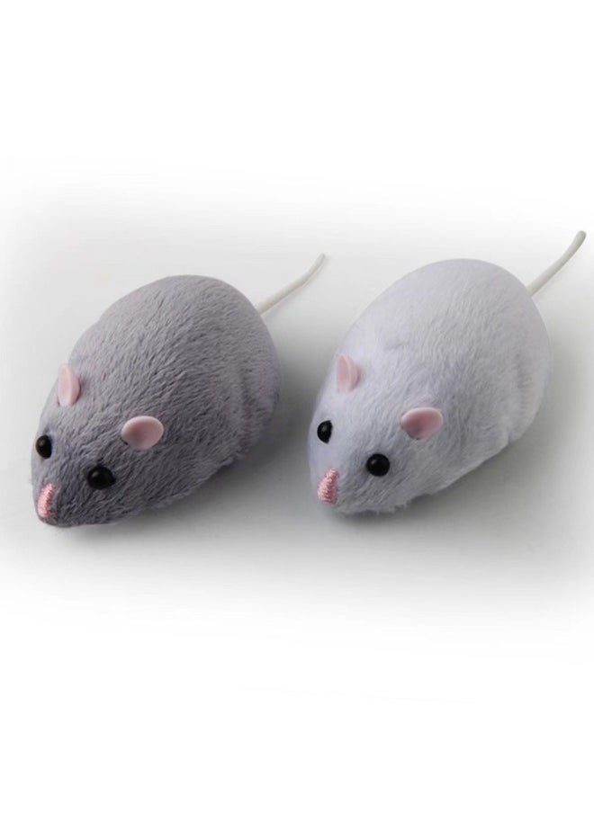 Original Direct Infrared Remote Control Electric Mouse Simulation Model Trick Electric Mouse Strange Toys-Color:Remote Control Plush Mouse-White-Specifications:18x4x16  - Image 5