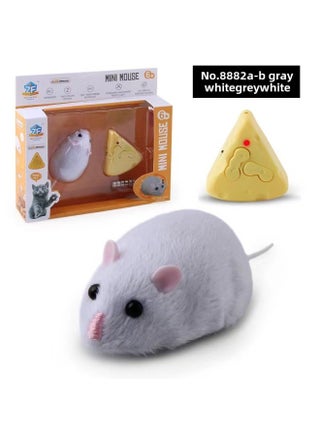 Original Direct Infrared Remote Control Electric Mouse Simulation Model Trick Electric Mouse Strange Toys-Color:Remote Control Plush Mouse-White-Specifications:18x4x16 - pzsku/Z1400449868A129370002Z/45/1746227767/c3379b28-ef1f-4903-b19c-04dd0414e28c