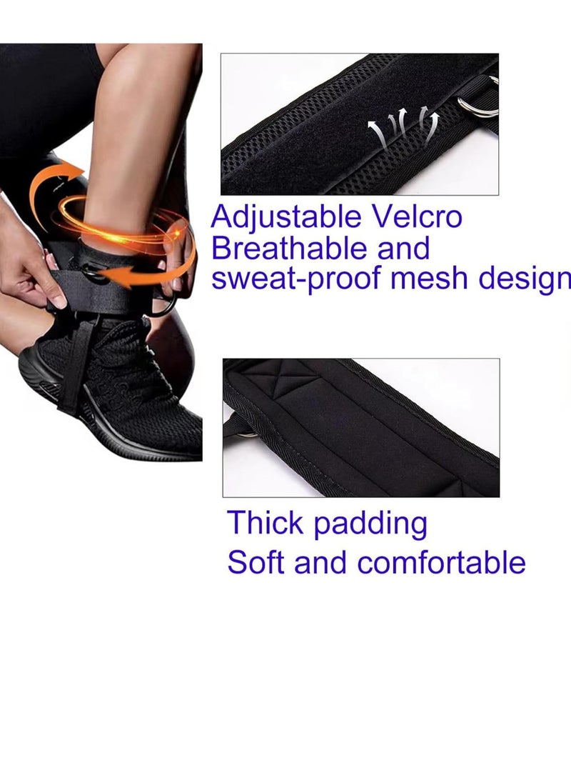 General - Ankle Straps - Adjustable Ankle Straps for Cable Machines - Glute & Lower Body Exercises - Adjustable Ankle Cuffs for Kickbacks, Hip Abductors, Leg Extensions, Lower Body Exercises, Fit Women & Men - Image 1