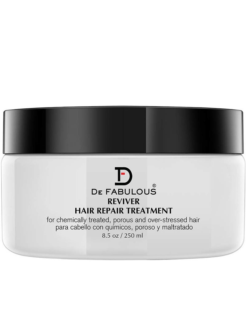 De Fabulous Reviver Hair Repair Treatment 250ml Sulphate Free pH Balanced All Hair Types - Image 1