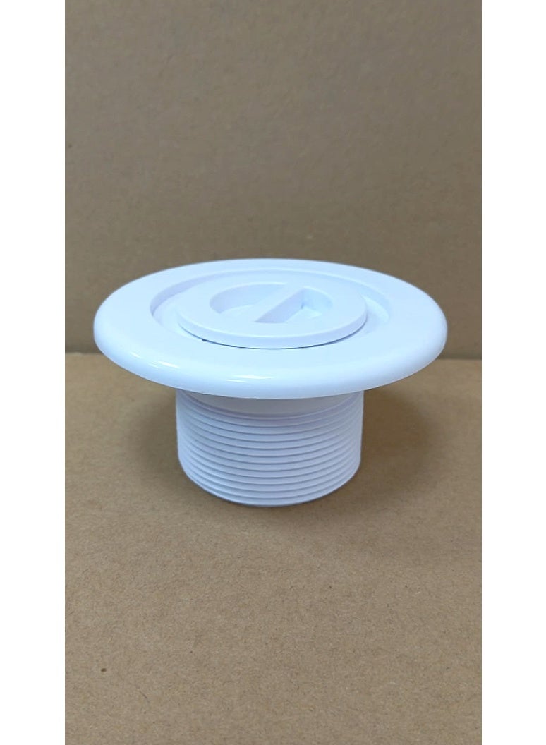 POOL MART Swimming pool vaccum head ABS 1.5 inch gluing and 2 inch thread - Image 1