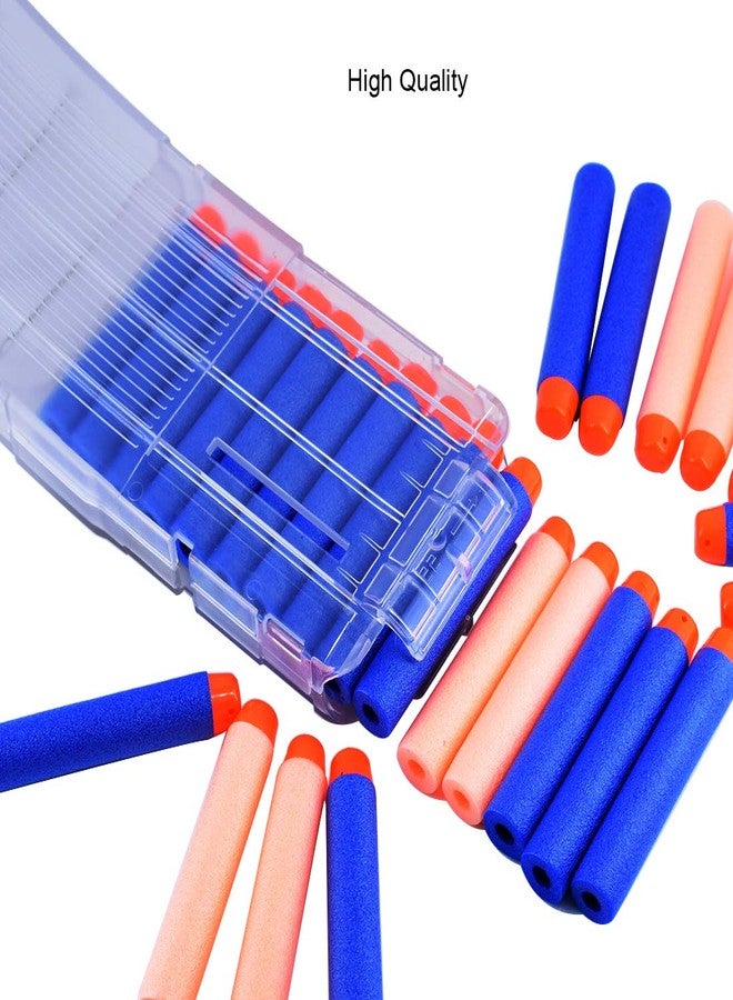 OIMIO Bullet Clips, 22 Darts Magazine Quick Reload Clip for Nerf N-Strike Elite Blasters (Transparent) - Image 3