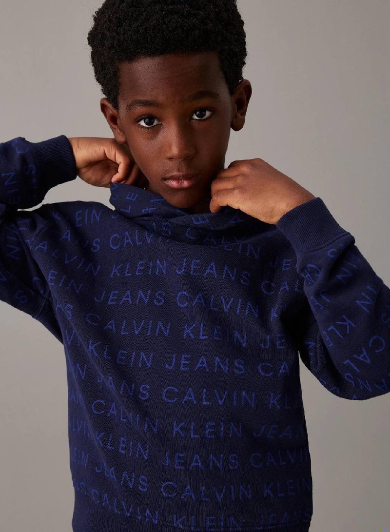 Calvin Klein Jeans Relaxed Logo Hoodie - Image 3