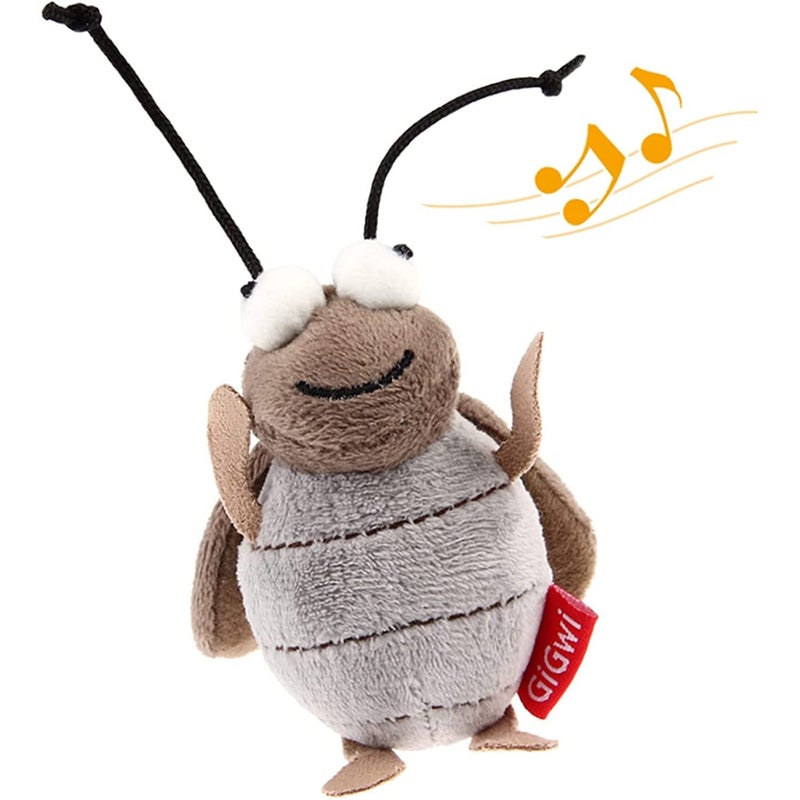 Gigwi Interactive Cricket Cat Toy Automatic Cricket Squeaky Cat Toys Play and Squeak Electronic Cricket Toy for Cats Kitten Indoor - Image 2