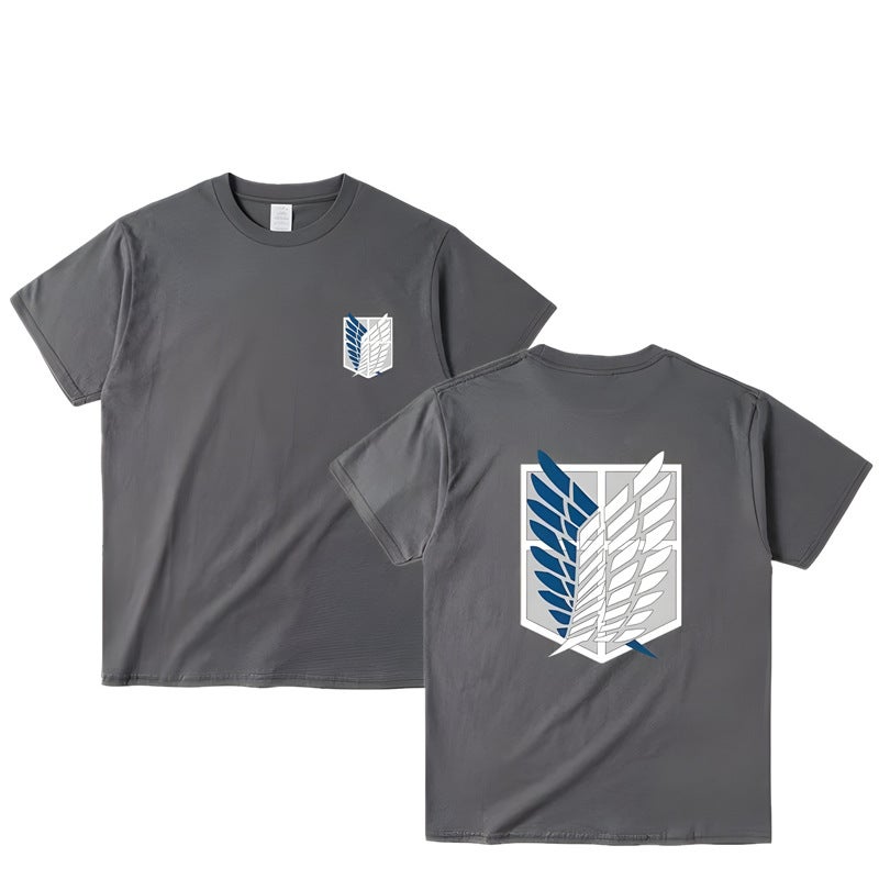 Wingsshirtsleeveonshorttattacktitan-Freedomackermof - Image 1