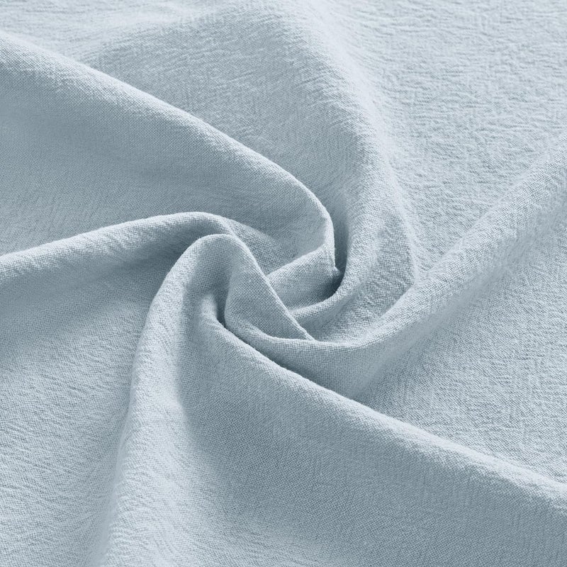 MLMW Silver Blue Cloth Napkins مجموعة من 6 ربيع من الكتان القطن من المناديل القماش القابلة للغسل 16 ""؟ 16 " - Image 2
