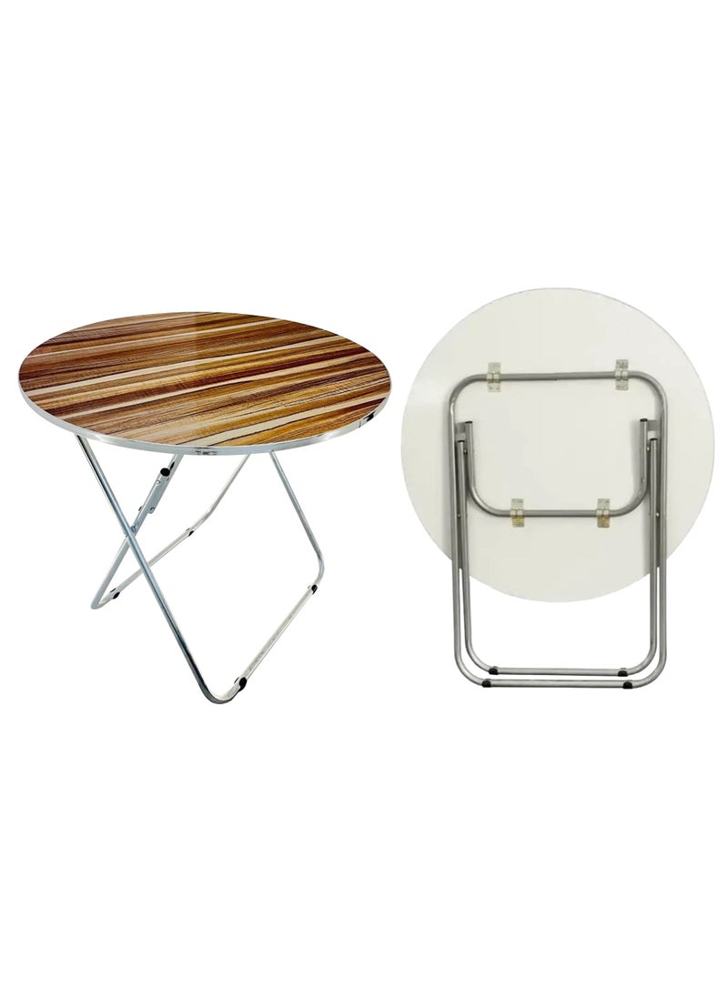 Set of 2 Round Dining Table 80*80 CM
