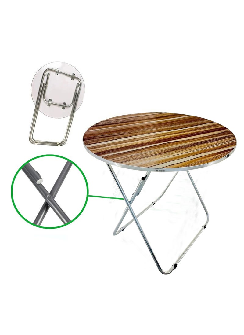 Set of 2 Round Dining Table 80*80 CM