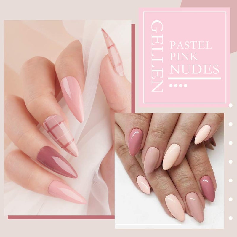 Gellen Gel Nail Polish Kit with U V LED Light 72W Nail Dryer, 12 Gel Nail Colors, No Wipe Top Base Coat, Nail Art Decorations, Manicure Tools, All-In-One Manicure Kit for Mother's Day Gift - Image 5