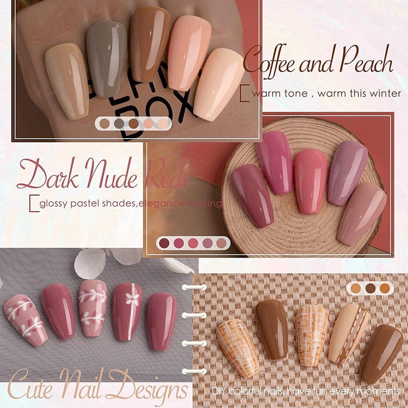 Gellen Gel Nail Polish Kit with U V LED Light 72W Nail Dryer, 12 Gel Nail Colors, No Wipe Top Base Coat, Nail Art Decorations, Manicure Tools, All-In-One Manicure Kit for Mother's Day Gift - Image 4